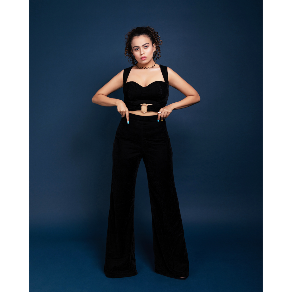Spice it up Velvet Co-ord Set