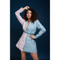 Print on your side blazer dress