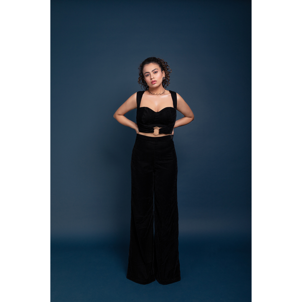 Spice it up Velvet Co-ord Set