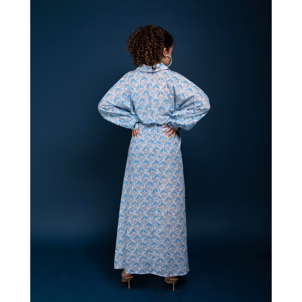 Watch The Birds Wrap Kimono Dress