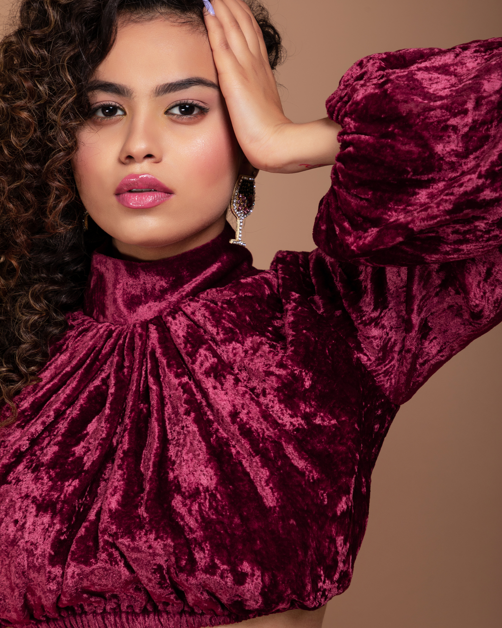 On my mind velvet Co-ord Set