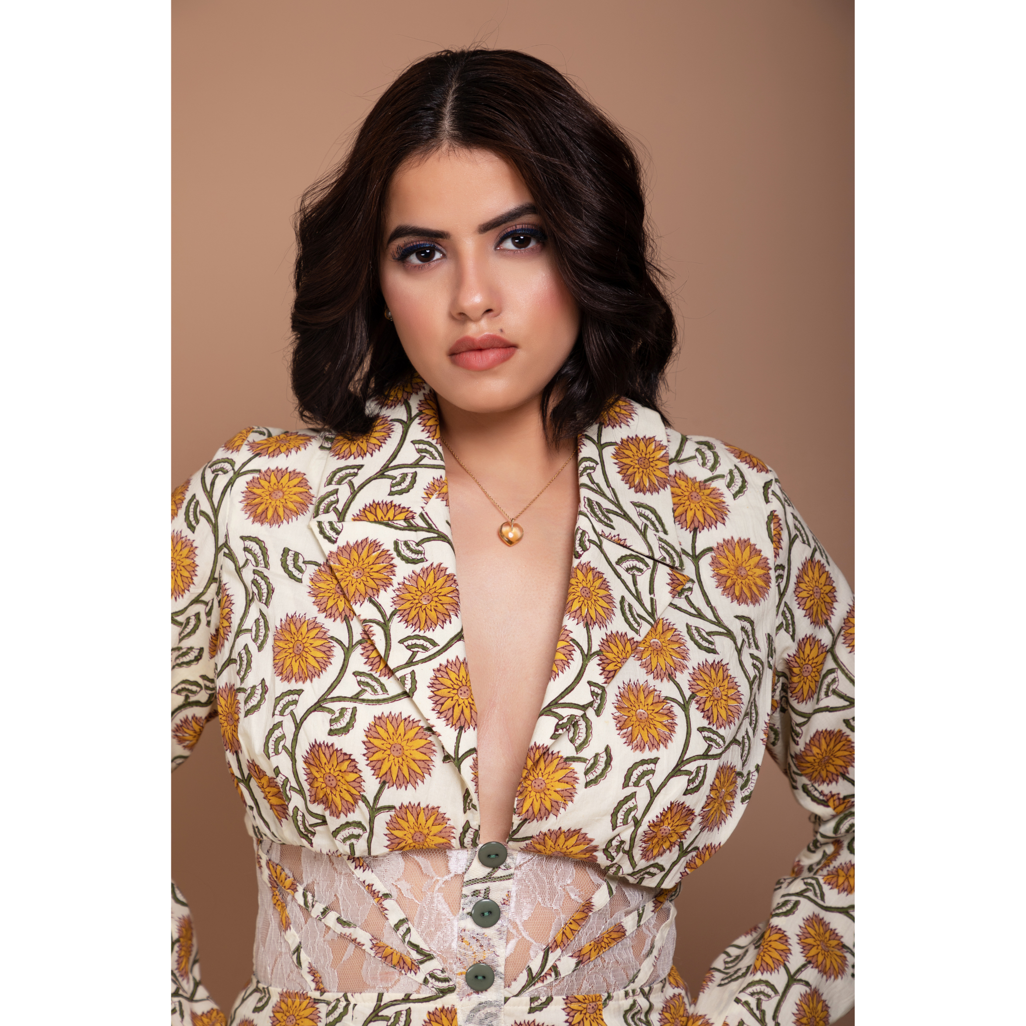 Field of flowers mini dress