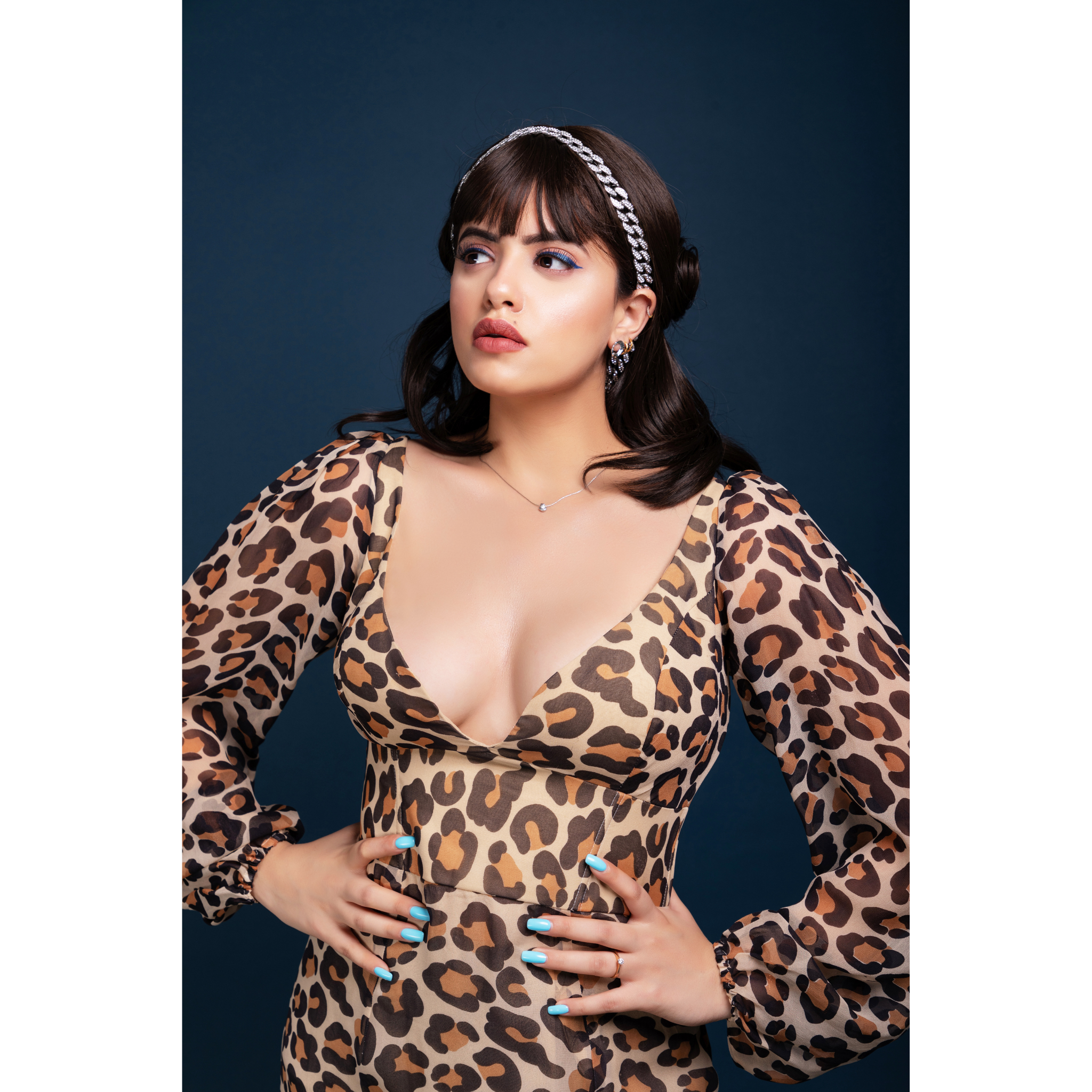Queen leopard Maxi dress