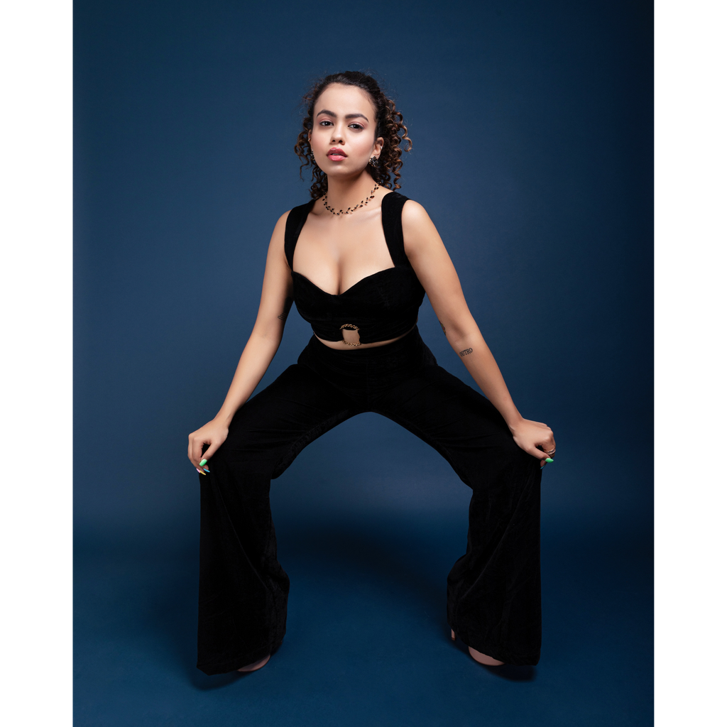 Spice it up Velvet Co-ord Set