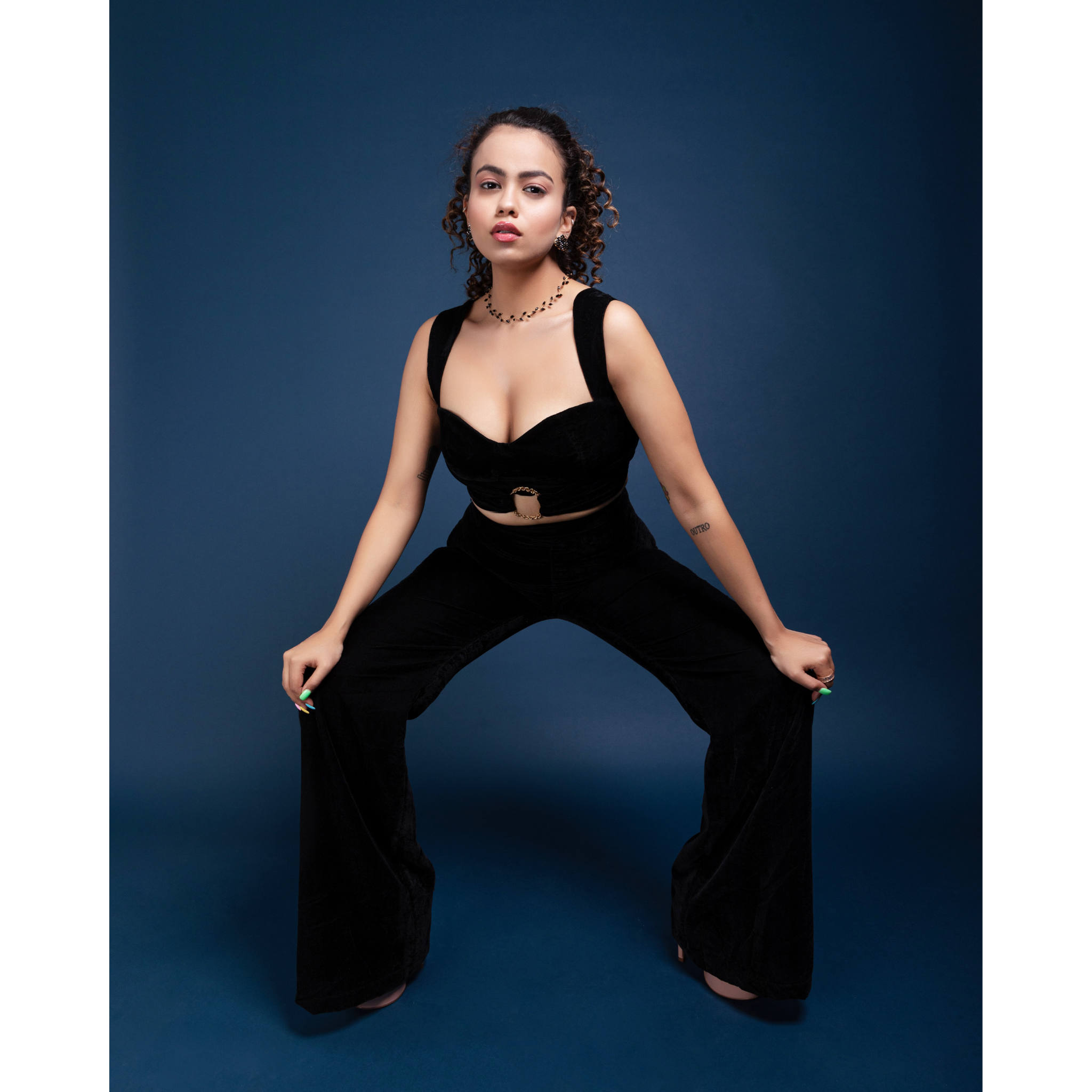 Spice it up Velvet Co-ord Set