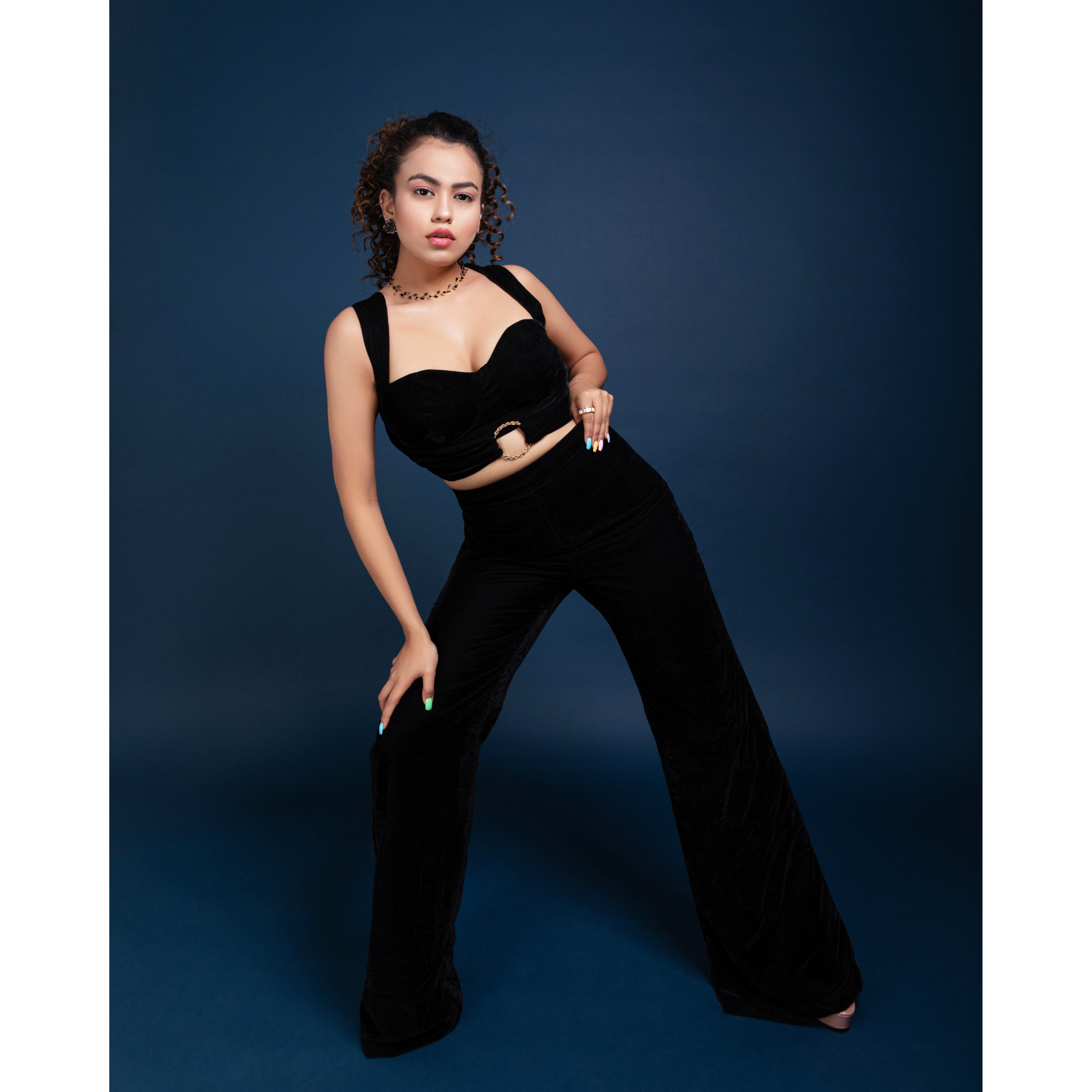 Spice it up Velvet Co-ord Set