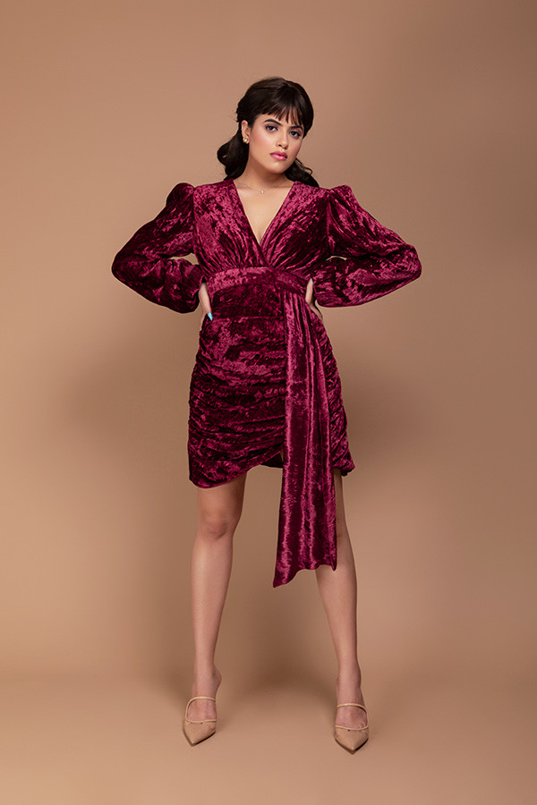 Giselle Velvet Dress